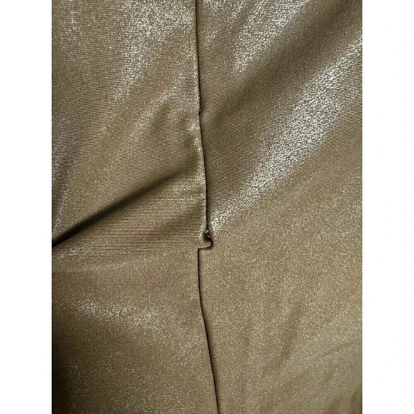 NAKED WARDROBE Bodysuit Womens Long Sleeve Brown Mock Neck XS - Picture 4 of 7